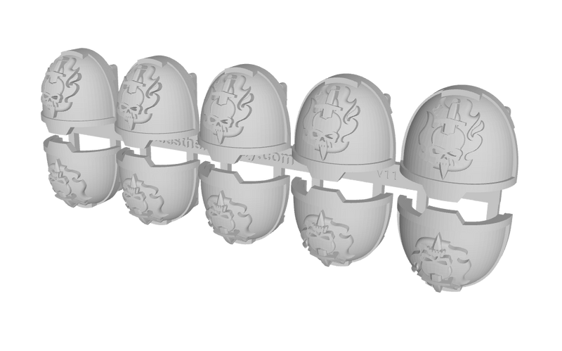 10x Ghosts of Nocturne - G:13a Shoulder Pads