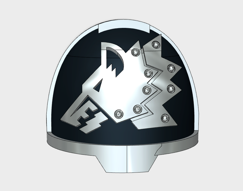 10x Iron Wolves - G:13a Shoulder Pads