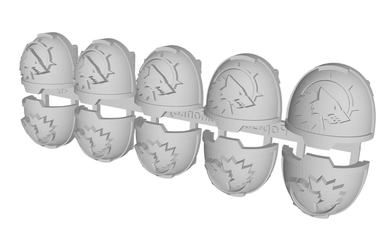 10x Midnight Hunters - G:13a Right Shoulders