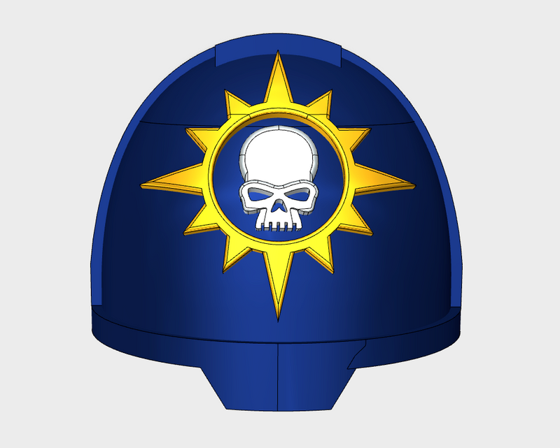 10x Nova Skulls - G:13a Shoulder Pads