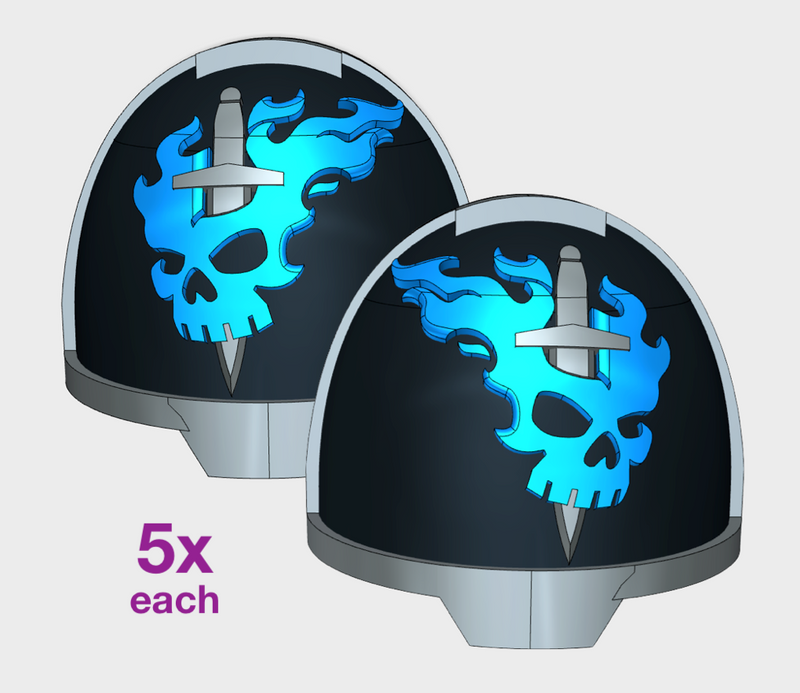 5x Phantom Corps - G:13a Left & Right Shoulders