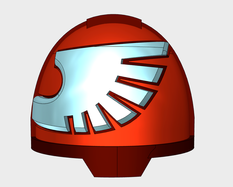 10x Silver Hawks - G:13a Shoulder Pads