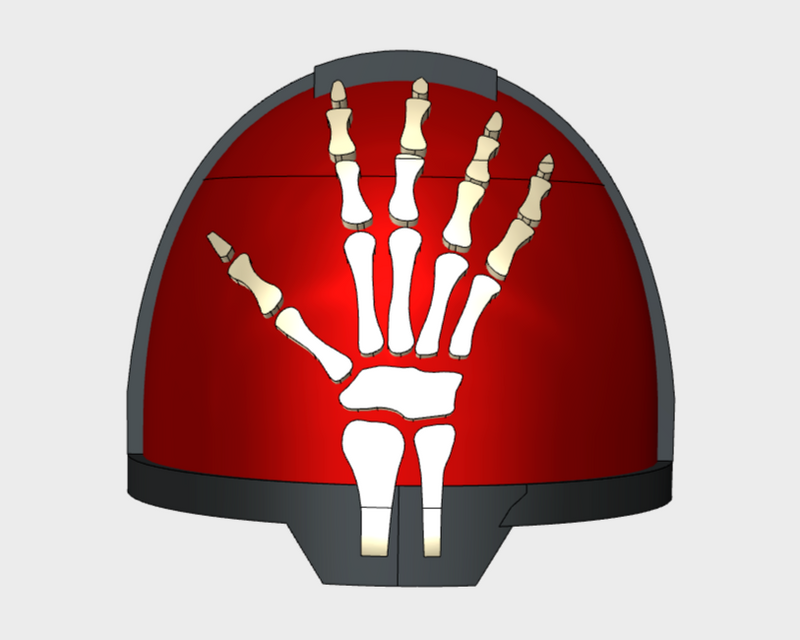 10x Skeletal Hand R - G:13a Shoulder Pads
