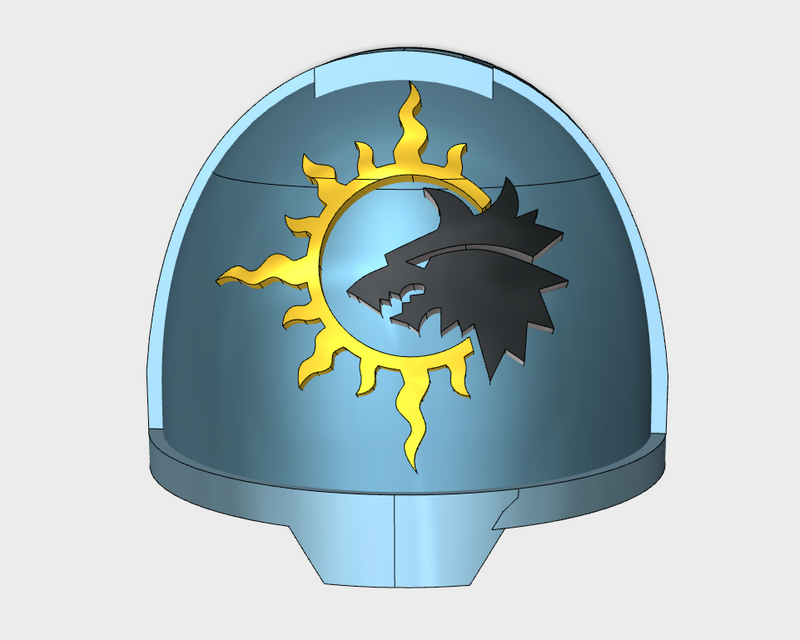 10x Sun Wolves - G:13a Shoulder Pads