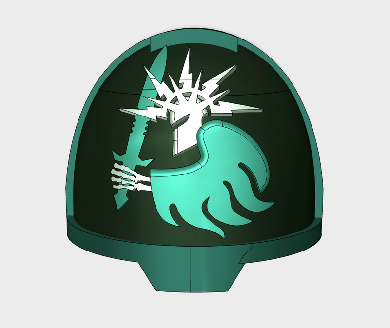 10x Wraith Lords - G:13a Shoulder Pads