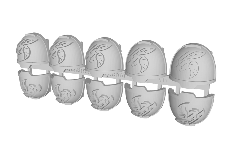 10x Yellow Jackets - G:13a Shoulder Pads