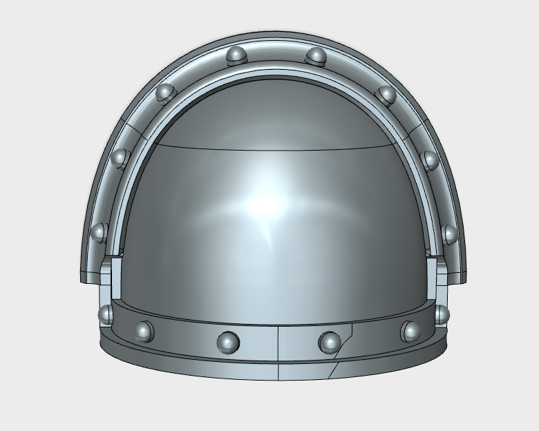 10x Blank - G:13 Ferrous Shoulder Pads