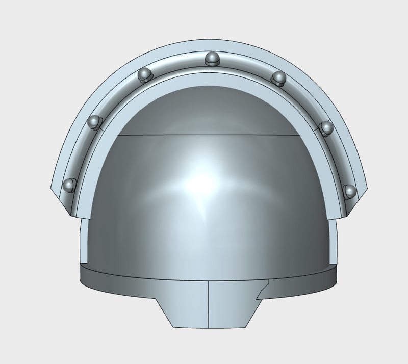 10x Blank - G:13r Ridged Shoulder Pads