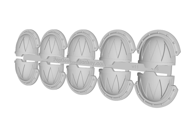 10x Sawtooth 2 - G:13r Shoulder Pads