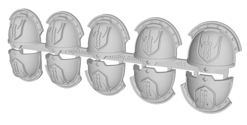 10x Executioners G:13w Shoulder Pads