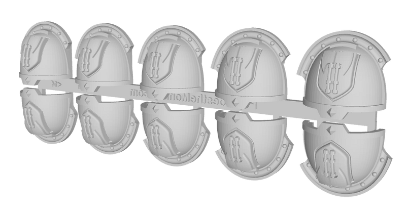10x Executioners G:13w Right Shoulder Pads