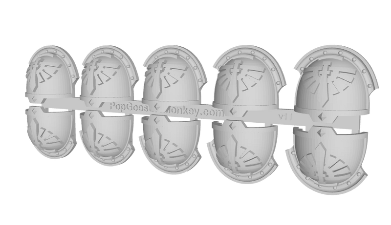 10x Knight Legion - G:13w Shoulder Pads