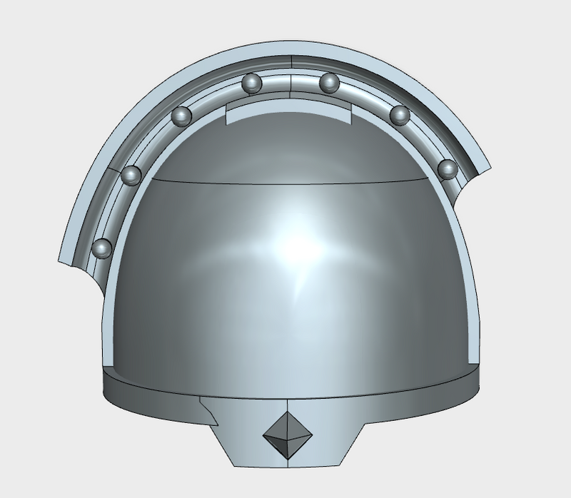 10x Blank (Right) - G:13w Warden Shoulder Pads