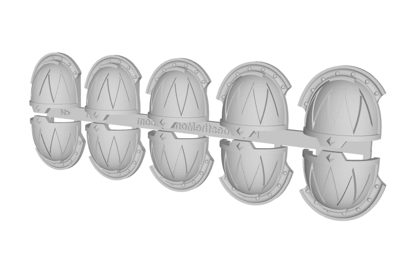 10x Sawtooth 2 - G:13w Right Shoulders