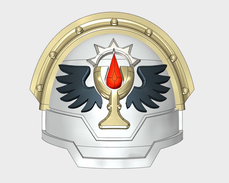 10x Grail Knights - G:13x Shoulder Pads