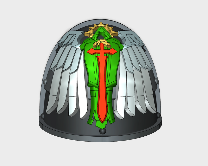 10x Angels of Ruin - G:1a Shoulder Pads