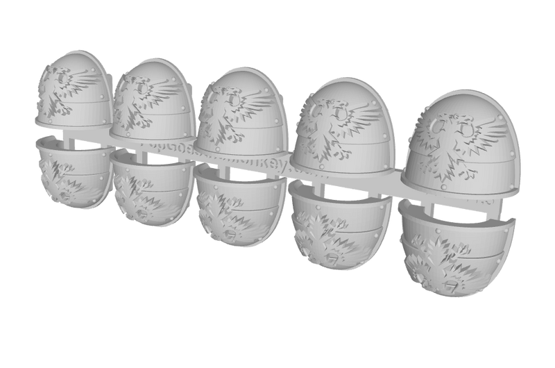 10x Empire Eagles - G:1a Shoulder Pads