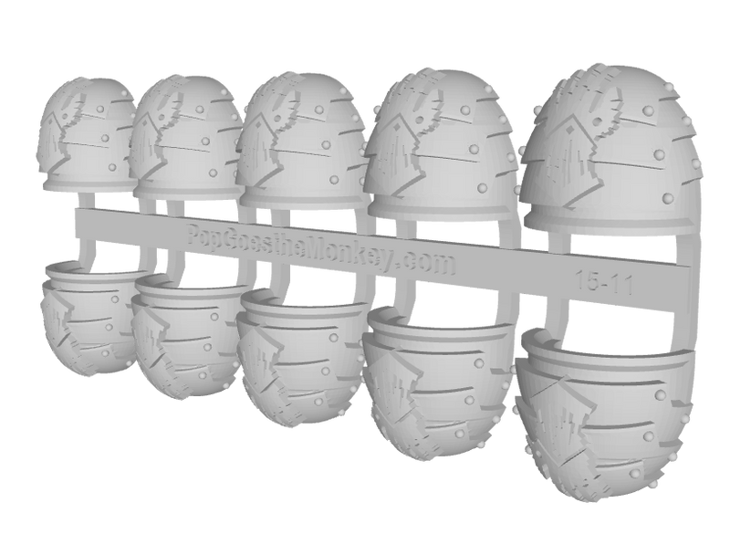 10x Cybornauts - G:1b Shoulder Pads