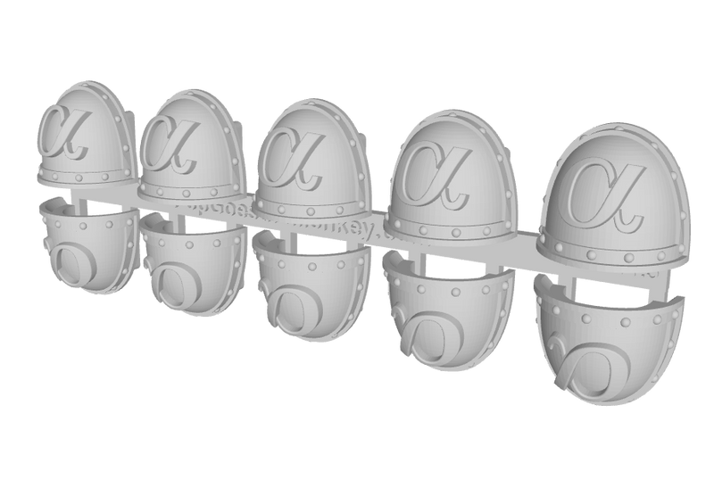 10x Alpha Minor - G:2a Shoulder Pads