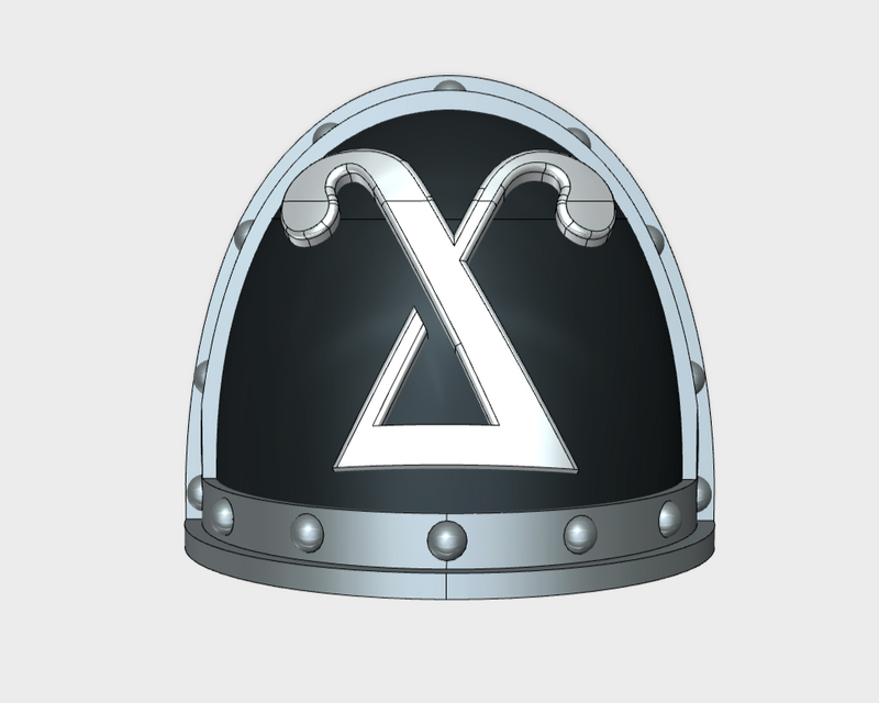 10x Chi Delta - G:2a Shoulder Pads