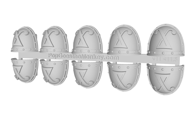 10x Chi Delta - G:2a Shoulder Pads