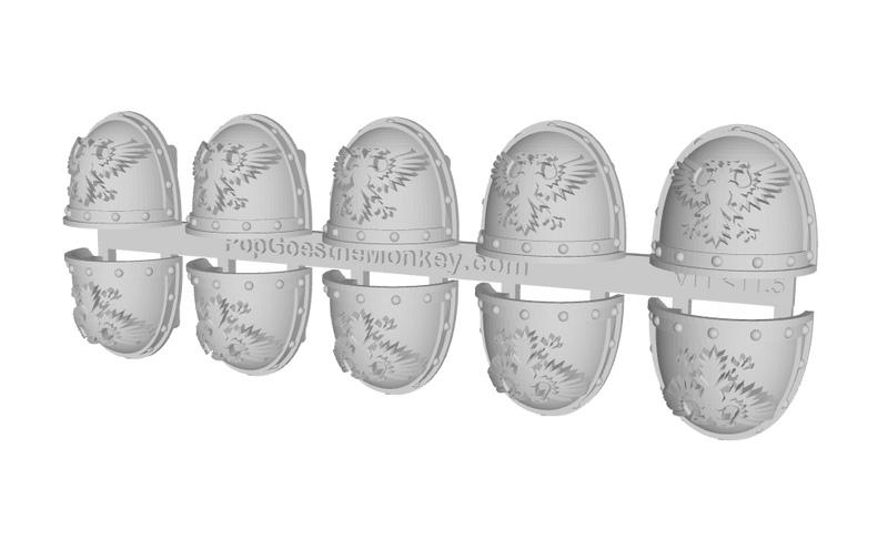 10x Empire Eagles - G:2a Shoulder Pads