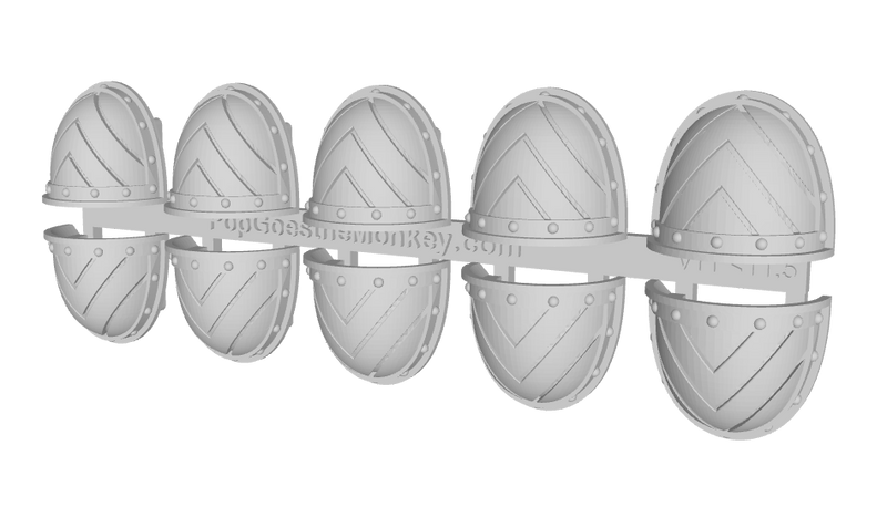 10x Wide Chevron Up- G:2a Shoulder Pads