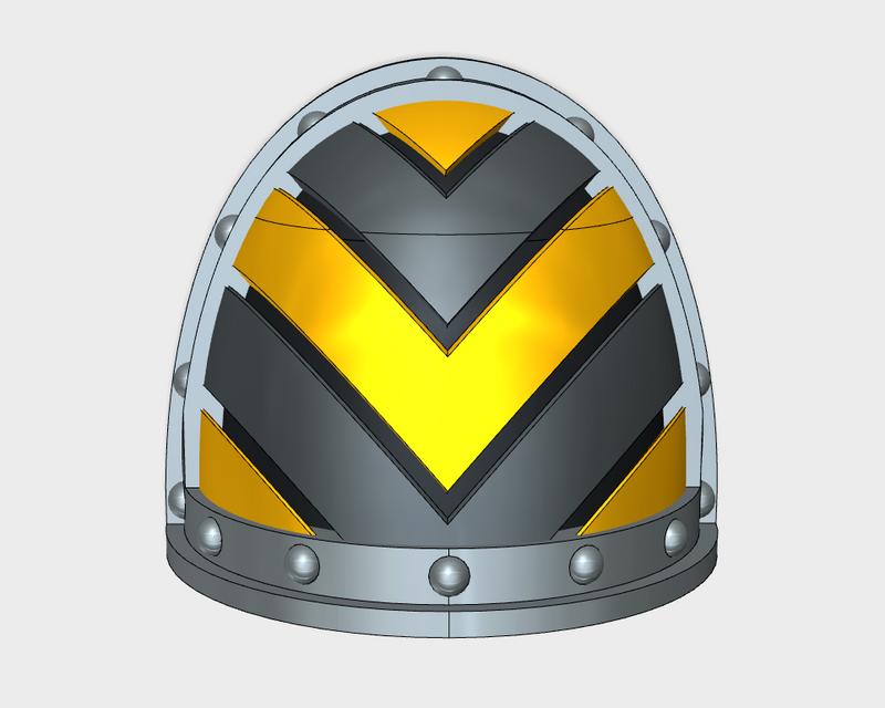 10x Wide Chevron Down - G:2a Shoulder Pads