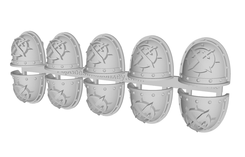 10x Death Knights - G:2a Shoulder Pads