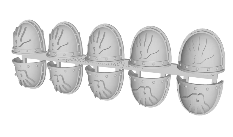 10x Demon Hand - G:2a Shoulder Pads