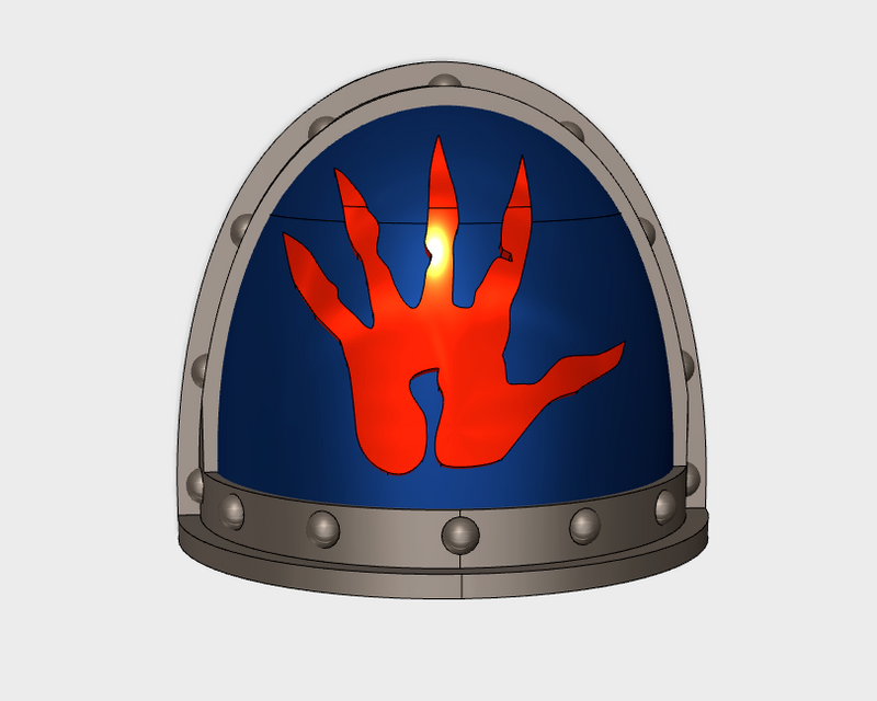 10x Demon Hand - G:2a Shoulder Pads