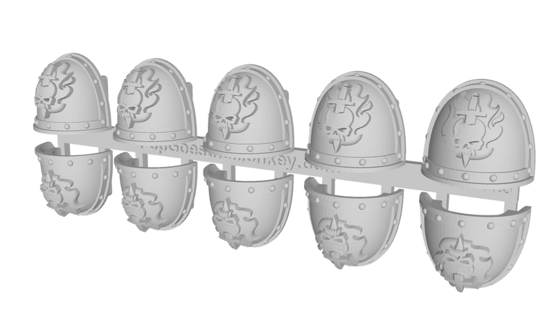 10x Ghosts of Nocturne - G:2a Shoulder Pads