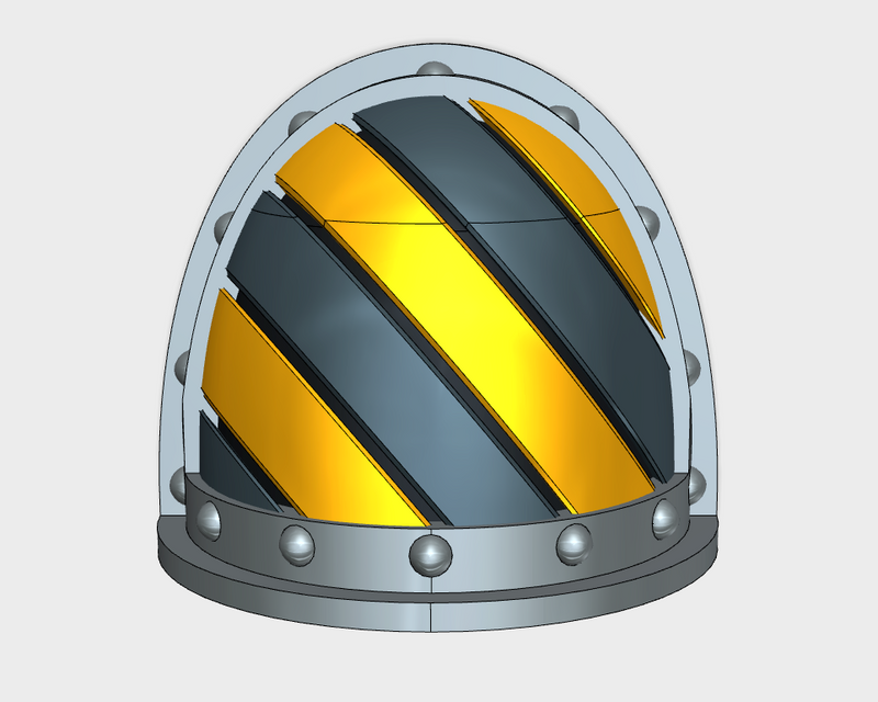 10x Hazard Grooves (R) - G:2a Shoulder Pads