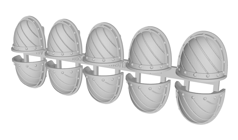 10x Hazard Grooves (R) - G:2a Shoulder Pads