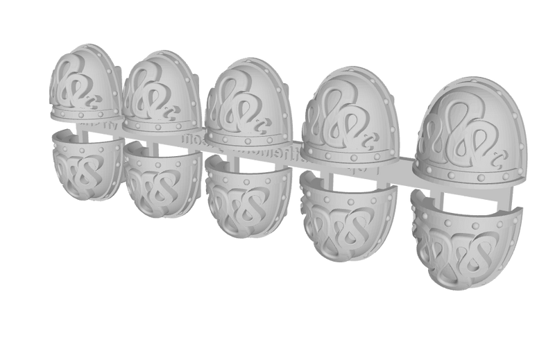 10x Iron Snakes - G:2a Right Shoulder Pads