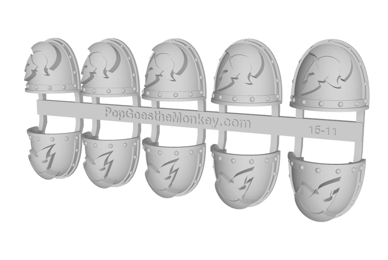 10x Spartan Legion- G:2a Shoulder Pads