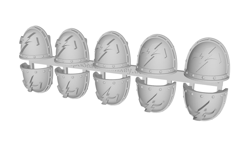 10x Storm Scars- G:2a Shoulder Pads