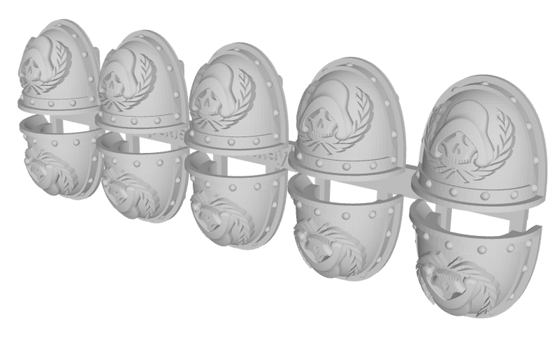 10x Terran Guard- G:2a Shoulder Pads
