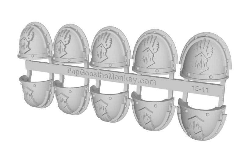 10x Cybornauts - G:3a Shoulder Pads