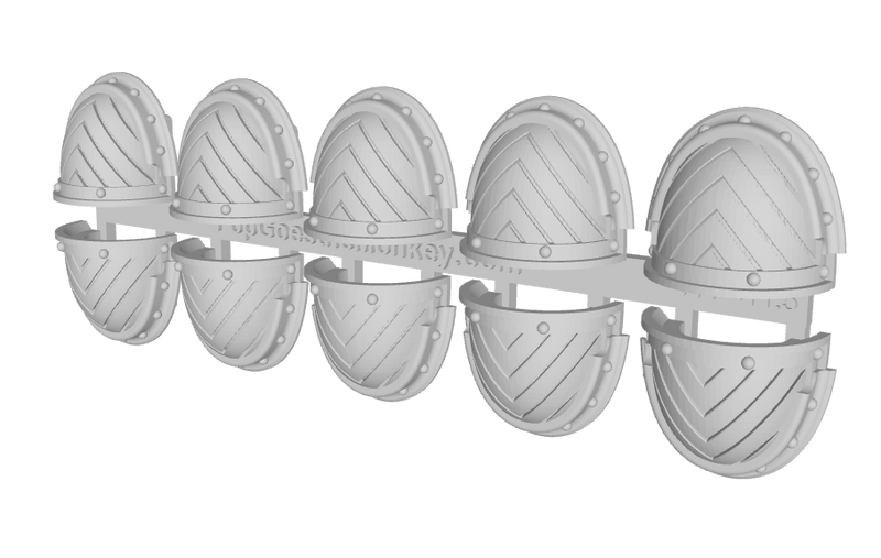 10x Chevron Up - G:3a Shoulder Pads