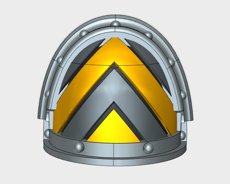 10x Wide Chevron Up - G:3a Shoulder Pads