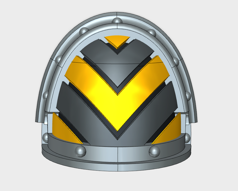 10x Wide Chevron Down - G:3a Shoulder Pads