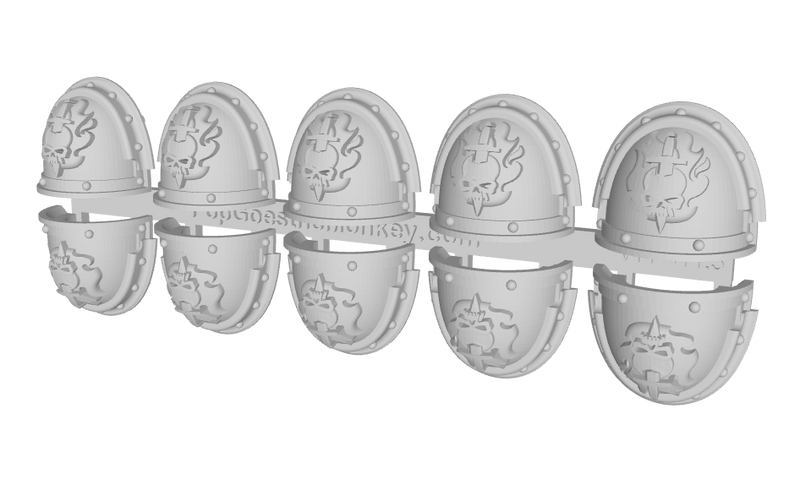 10x Ghosts of Nocturne - G:3a Shoulder Pads