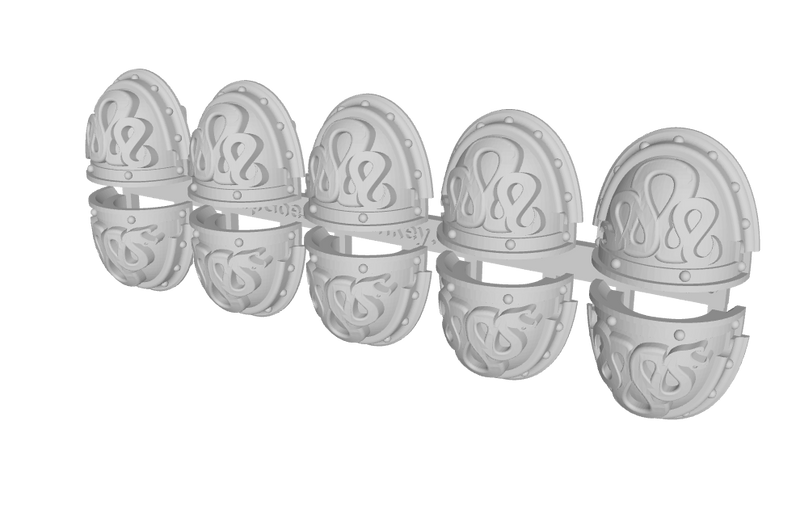 10x Iron Snakes - G:3a Shoulder Pads