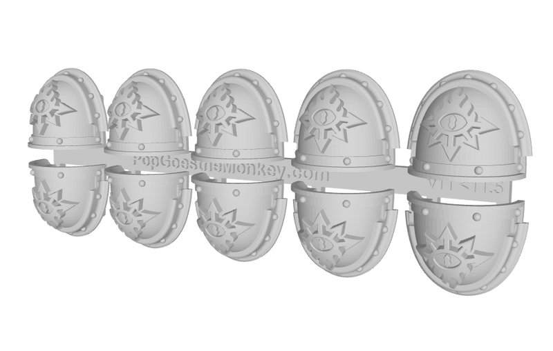 10x The Pyre's Cohort - G:3a Shoulder Pads