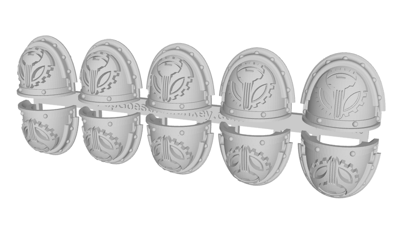 10x The Malforged - G:3a Shoulder Pads