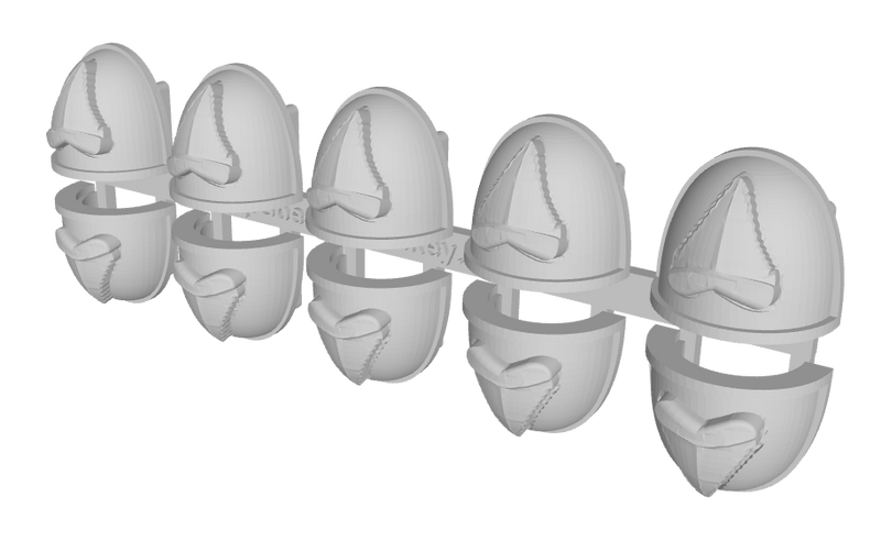 10x Shark Tooth - G:4a Shoulder Pads