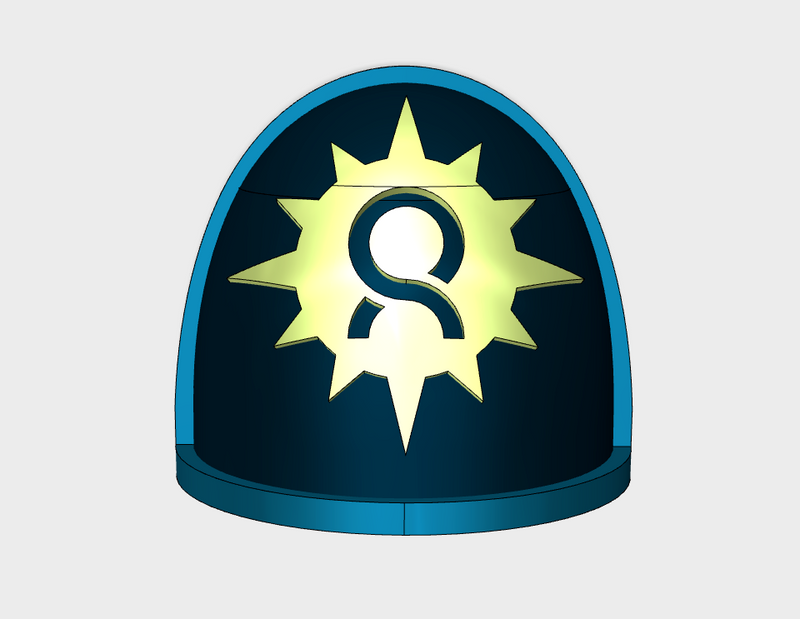 10x Auroran Suns - G:4a Shoulder Pads