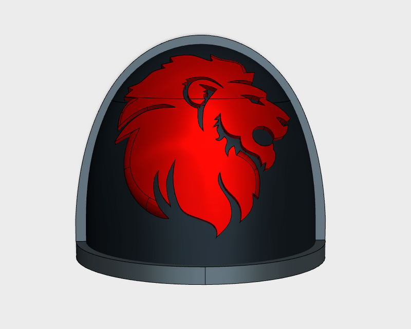 10x Crimson Lions - G:4a Right Shoulders