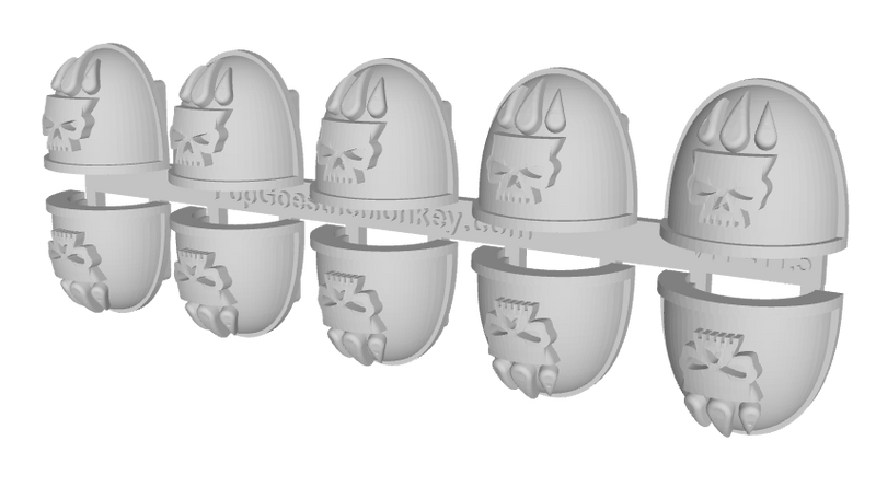 10x Crown of Blood - G:4a Shoulder Pads